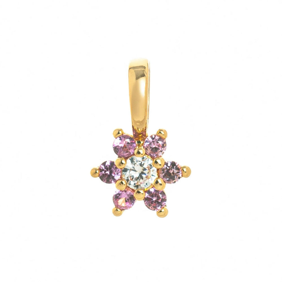 Stainless Steel Adjustable Charm 12 Birthstones Pendant