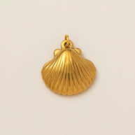Marine Collection Pendant Steel 18K Gold Plated Wholesale