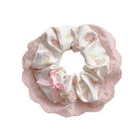 Pink Girl Lace Hair Tie JTLF-2264