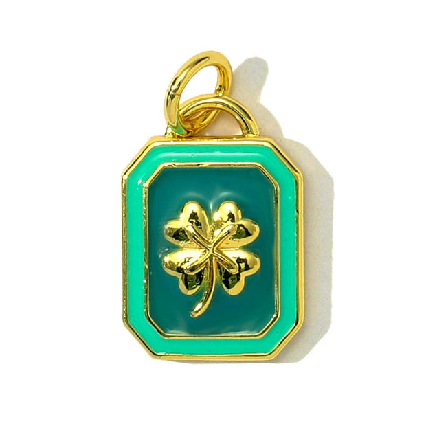 Coastal Shell Dolphin Pendant | Enamel Sea Life Love Charm