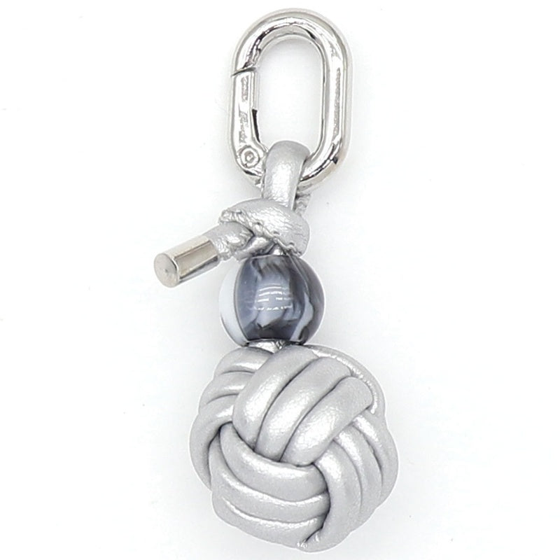 Tael Keychain | PU Braid Ball | DIY Charm for Shoes
