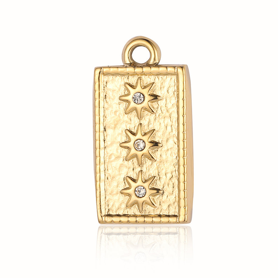 Sun Moon Pendant | Bohemian Star Charm Festival Jewelry