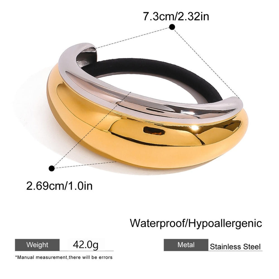 U Shape Hair Tie Stainless Steel Scrunchie JXH2408007