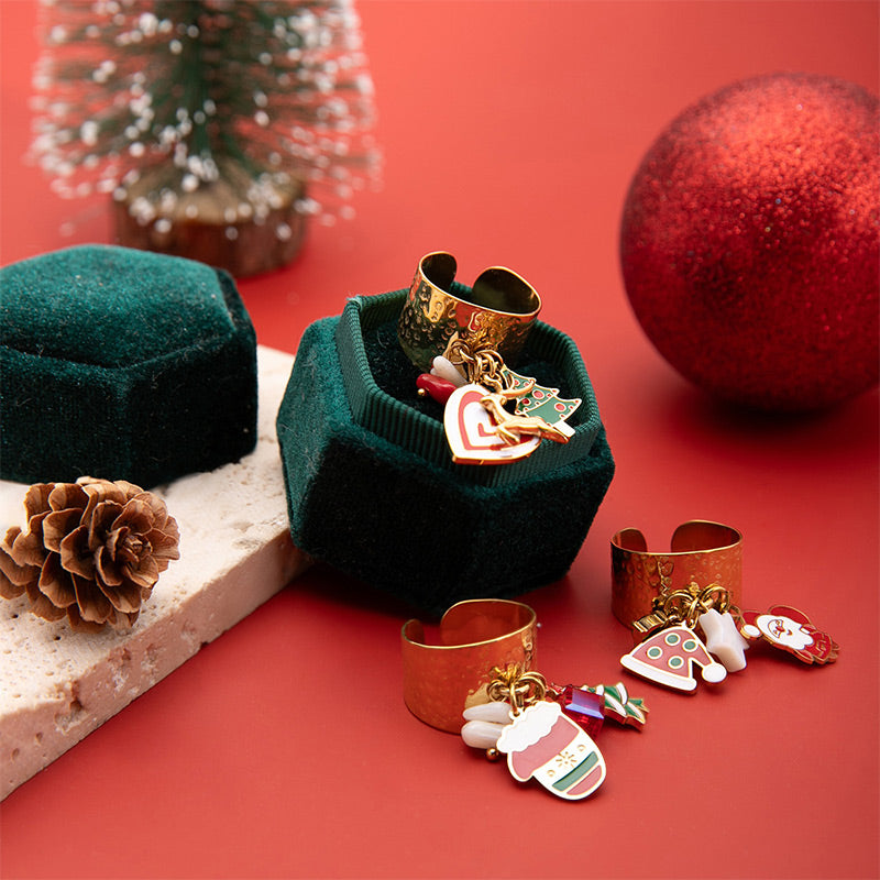 Christmas Santa Claus Ring JXR0209009