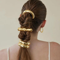 Star Hair Tie Stainless Steel Ponytail Holder JX Hot003