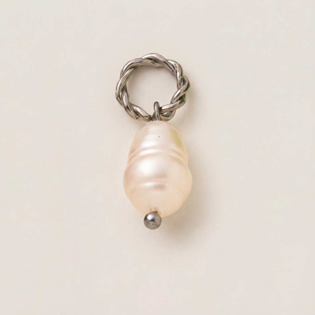 Stainless Steel 12 Month Birthstone Pendant Adjustable Charm