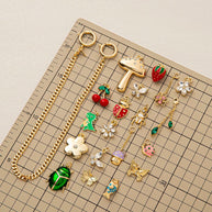 Birthstone Pendant Ins Style Natural Stone Dainty Charm