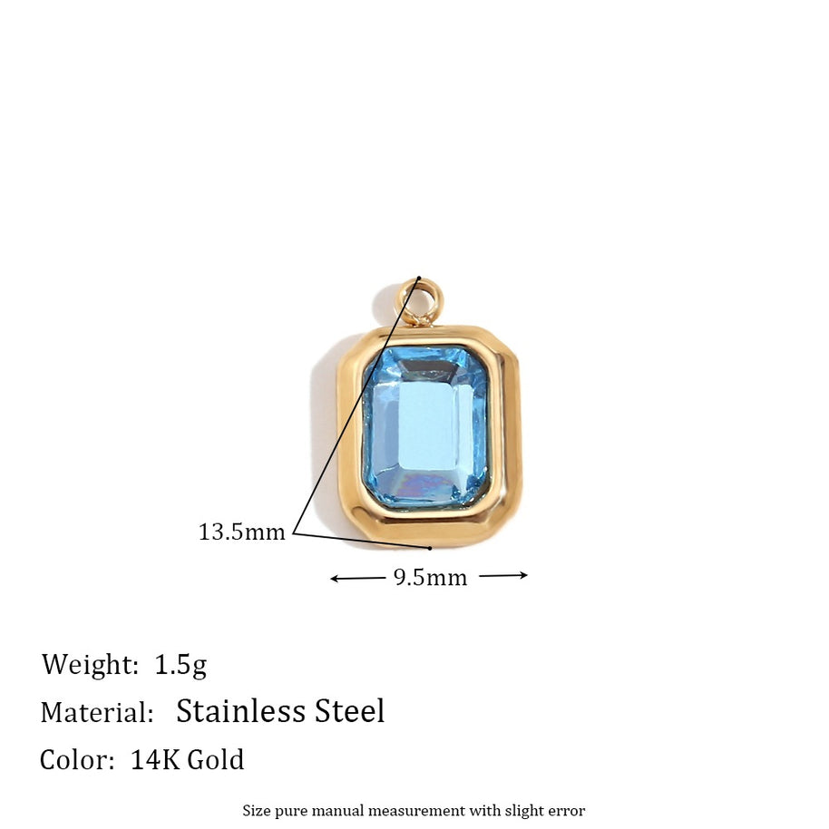 Minimalist Heart Shape Pendant Steel 14K Gold Plated Women