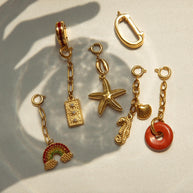 Stainless Steel Bikini Pendant Connector DIY 18K Gold Plated