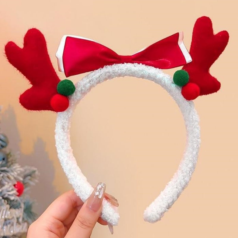 Reindeer Antlers Headband | Christmas Party Headpiece Women