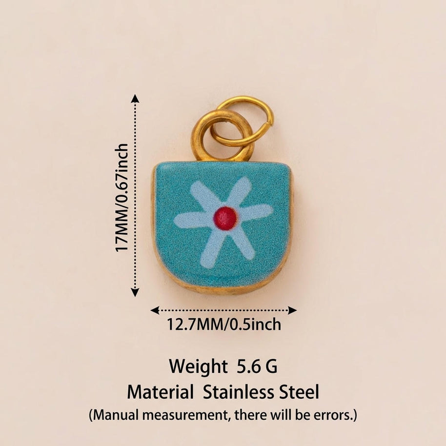 Charm 18K Gold House Print Footwear Decoration JX26041257GK