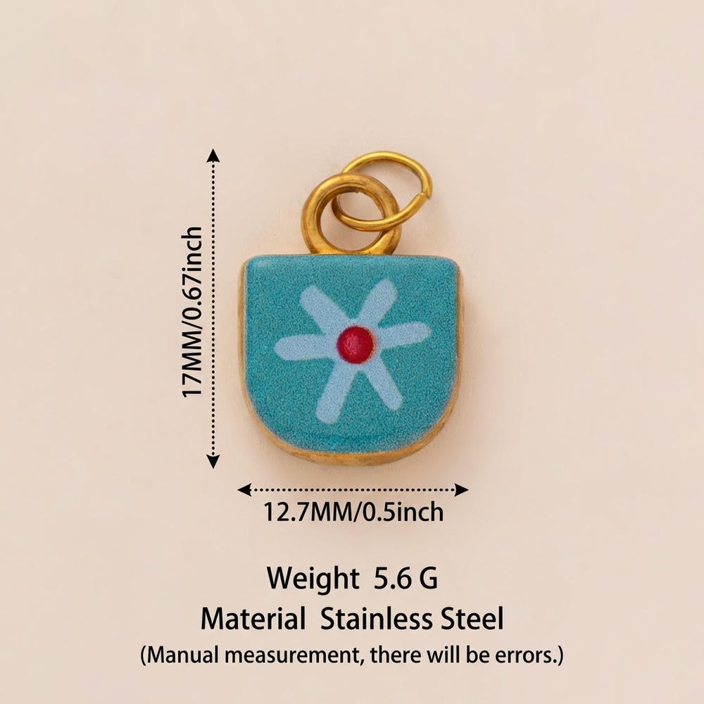 Charm 18K Gold House Print Footwear Decoration JX26041257GK