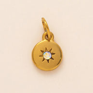 European 12 Months Birthstone Sun Zircon Pendant JX24110506M