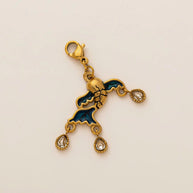 Ocean Series Print Pendant Steel 18K Gold Plated DIY
