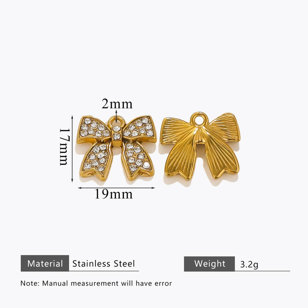 New Trendy Butterfly Pendant Full CZ Sparkling JXCY2283