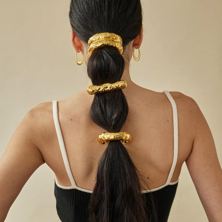 Stainless Steel Hair Tie Ins Style Ponytail JX Hot001