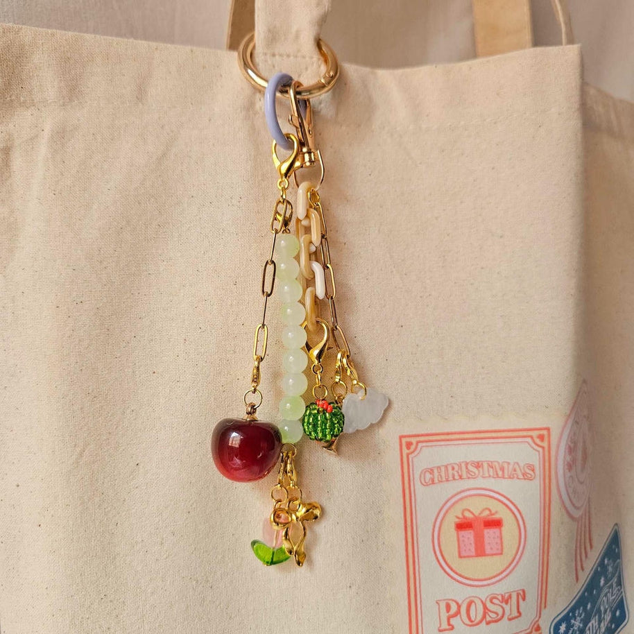 Bee Fruit Keychain Pendants Cute Charms for Bags JX250712Q02