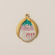 Fashion Ocean Animal Pendant Steel 18K Gold Plated JX252504GK