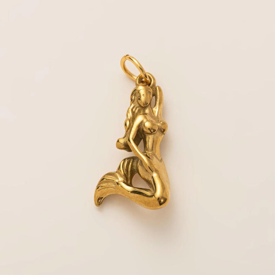 Marine Collection Pendant Steel 18K Gold Plated Wholesale