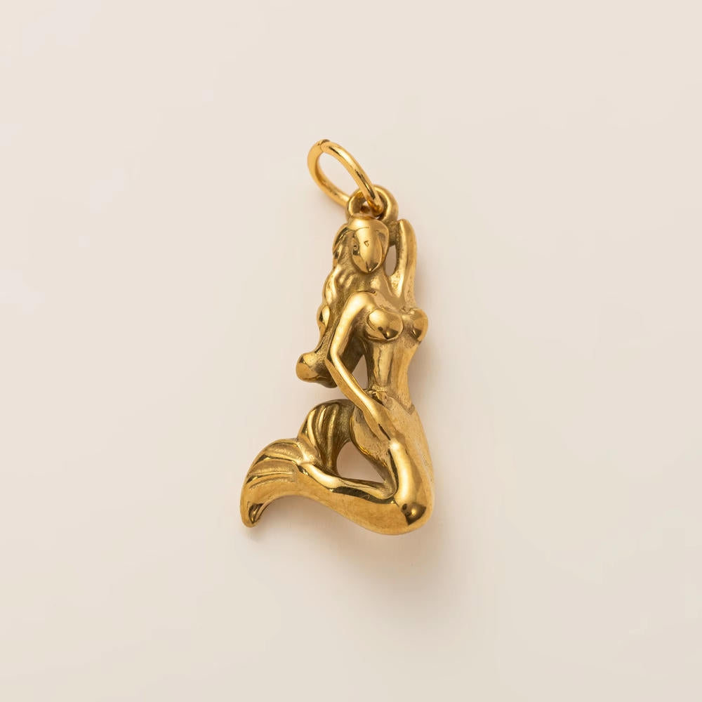 Marine Collection Pendant Steel 18K Gold Plated Wholesale