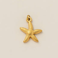 DIY Base Chain Necklace Sea Life Pendant Steel 18K Gold