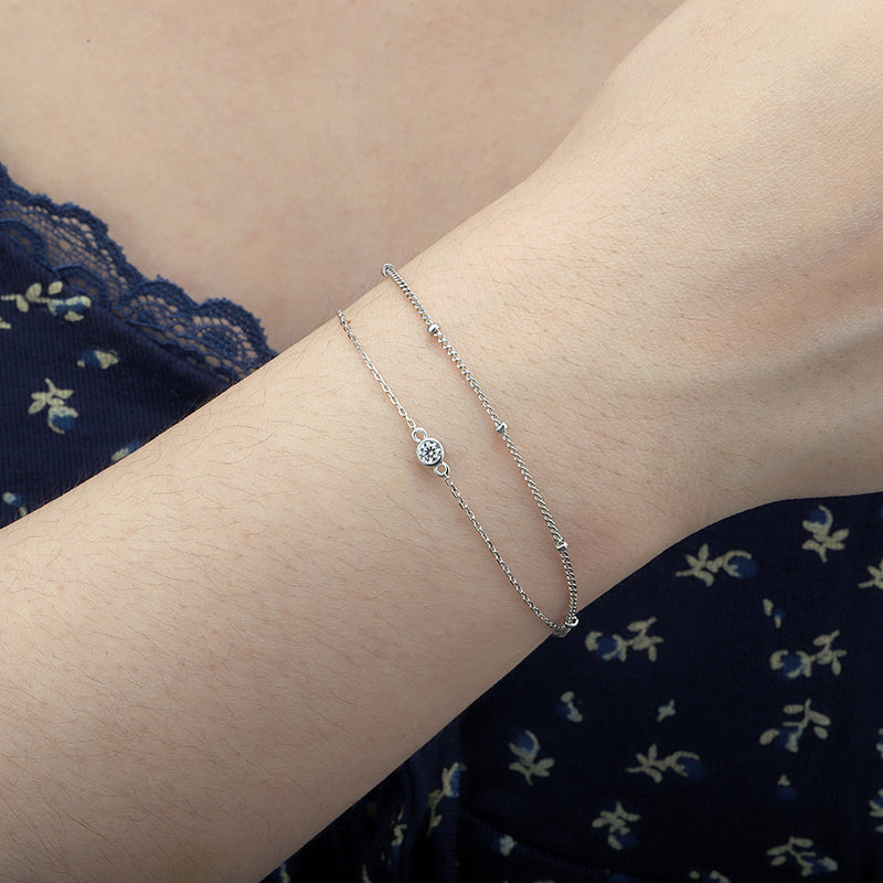 1.5mm Spheres Chain Bracelet