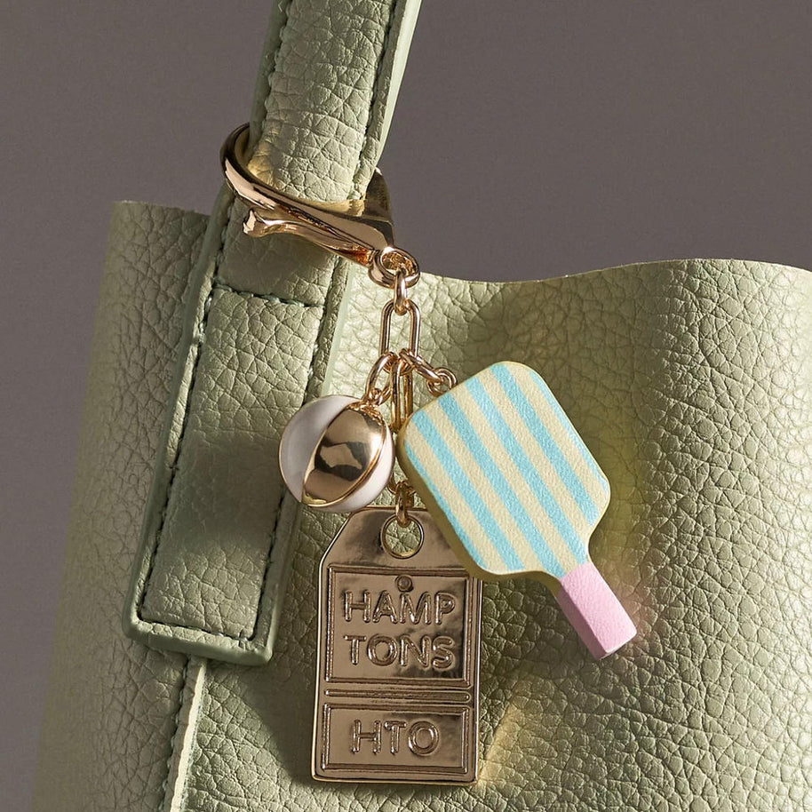 18K Gold Plated Travel-Inspired Keychain City-Themed Charm