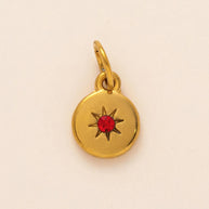 European 12 Months Birthstone Sun Zircon Pendant JX24110506M