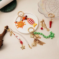 Retro Simple Large Chili Pepper Statement Bag Charm JX252226Q