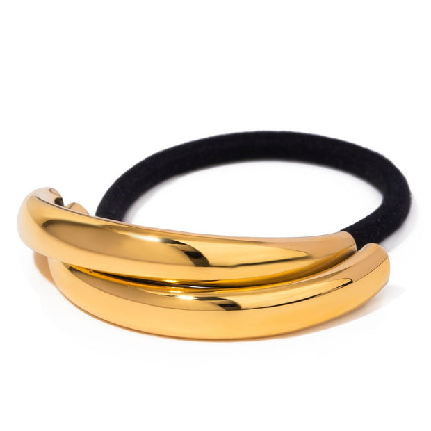 Titanium Steel Hair Tie Ponytail Band JXHW2407014