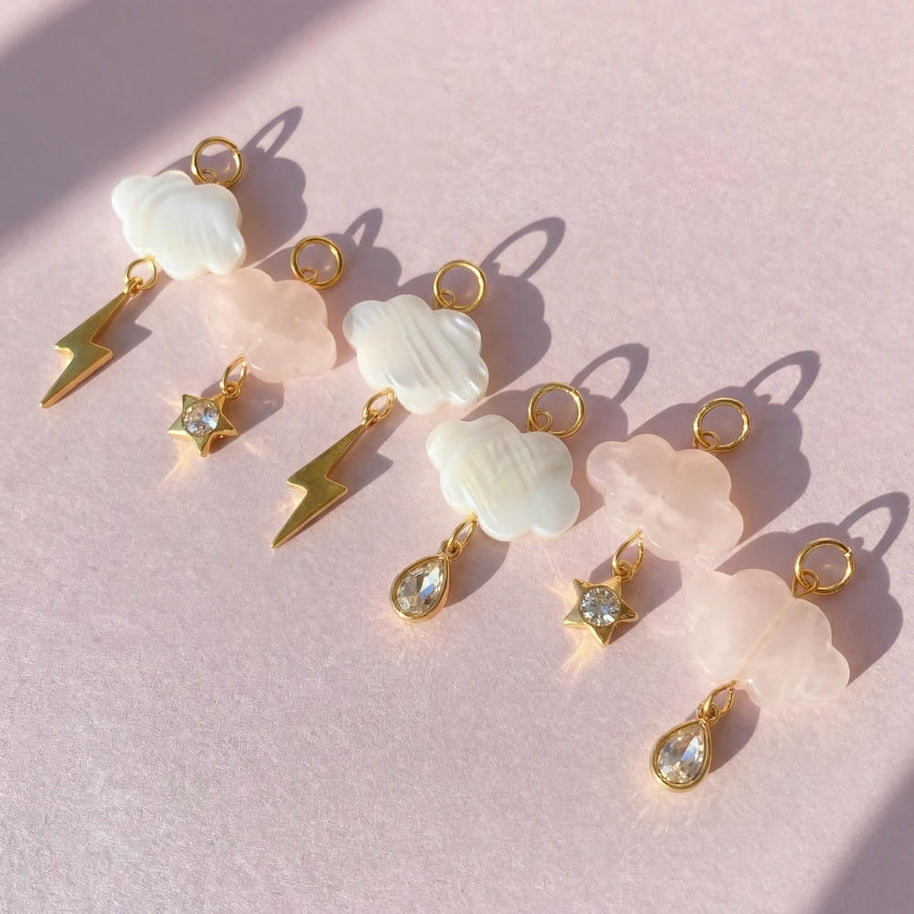Cloud Geometric Shoe Jewel 18K Gold Steel JX26041255GK