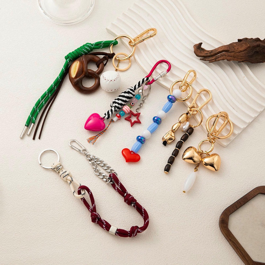 Fashion Trends Whimsical Sporty DIY Keychains Bag Charms