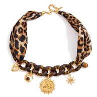 Silk Scarf Necklace | Women's Elegant Fall Accessory