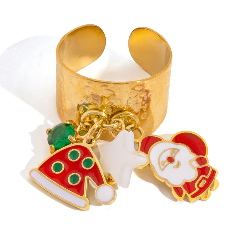 Christmas Santa Claus Ring JXR0209009
