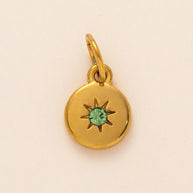 European 12 Months Birthstone Sun Zircon Pendant JX24110506M