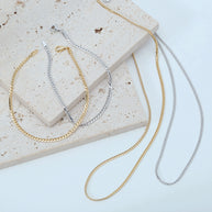 1.8mm Serpentine Chain Necklace