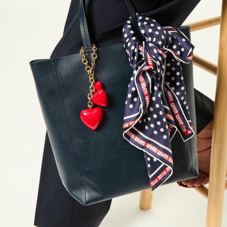 Heart Resin Charm Cute Bag Keychain Accessory Gift for Women