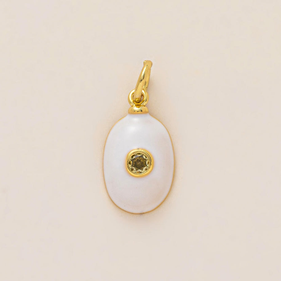 Colorful 12 Birthstones Zircon Charm Round Square DIY