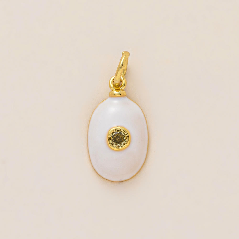 Colorful 12 Birthstones Zircon Charm Round Square DIY