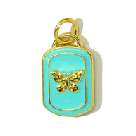 Coastal Shell Dolphin Pendant | Enamel Sea Life Love Charm