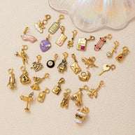Stainless Steel Trendy Design Valentine Zircon Pendant