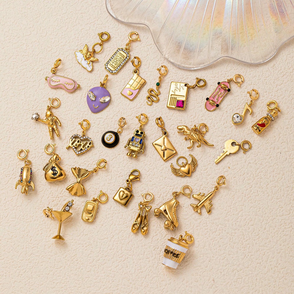 Stainless Steel Trendy Design Valentine Zircon Pendant