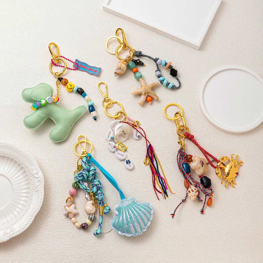 Simple Summer Ocean Animal Bag Multiple Pendants Charms