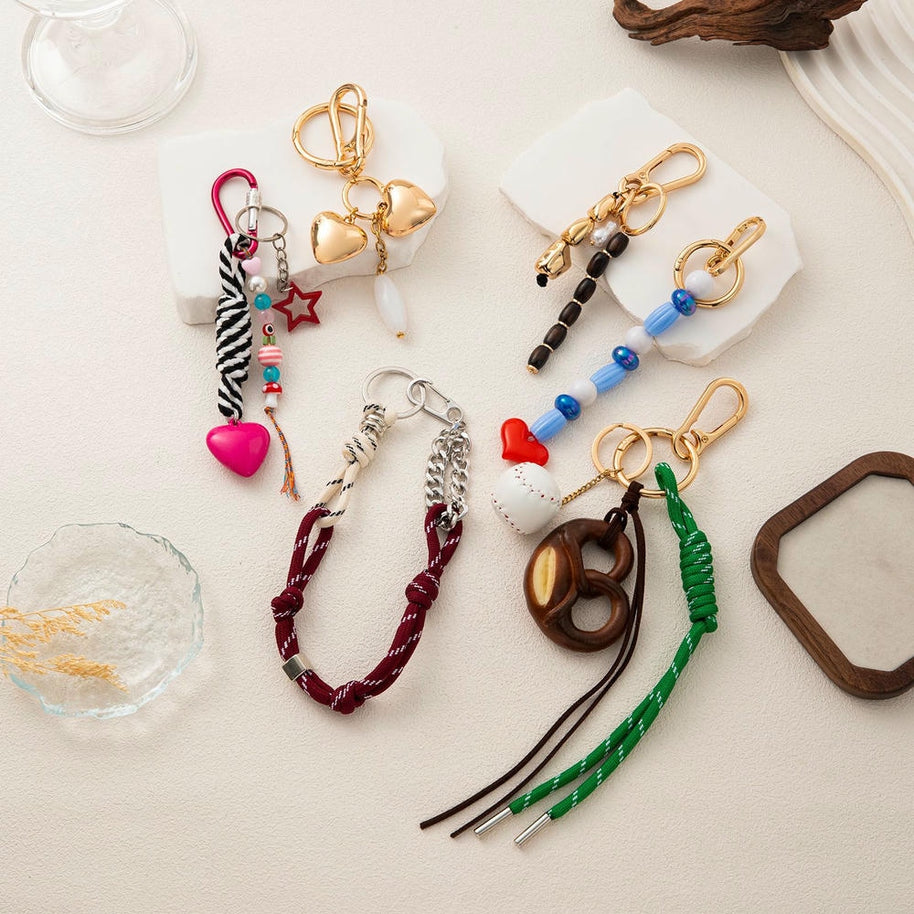 Fashion Trends Whimsical Sporty DIY Keychains Bag Charms