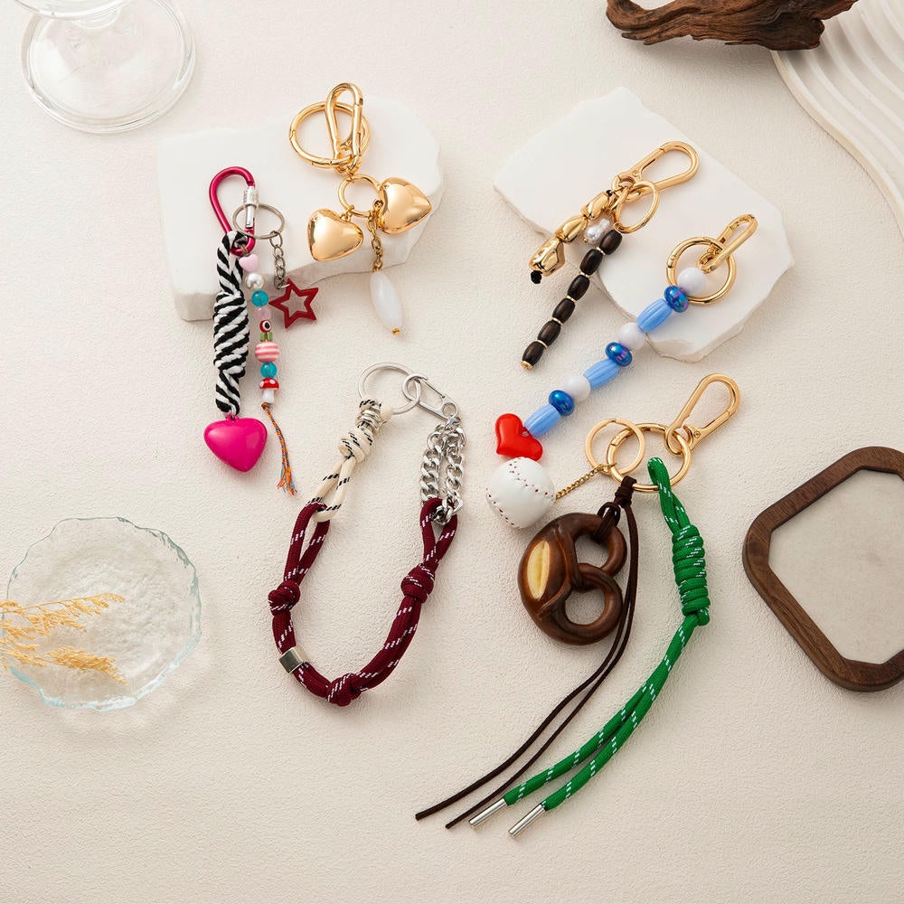 Fashion Trends Whimsical Sporty DIY Keychains Bag Charms