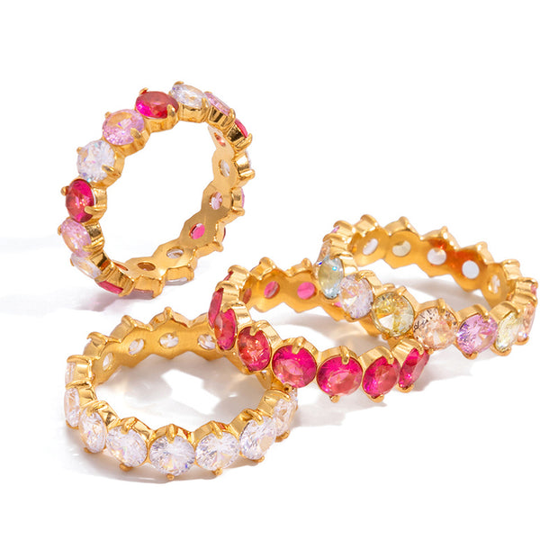 Fade Resistant Zirconia Ring JXR0309003