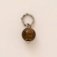 Stainless Steel 12 Month Birthstone Pendant Adjustable Charm