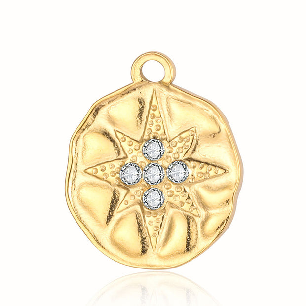 Sun Moon Pendant | Bohemian Star Charm Festival Jewelry