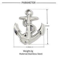 Cross Pig Nose Pendant | Stainless Steel Gothic Charm