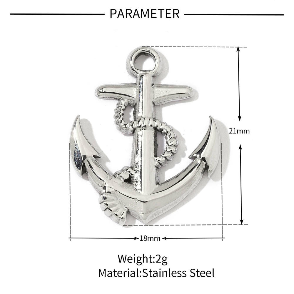 Cross Pig Nose Pendant | Stainless Steel Gothic Charm